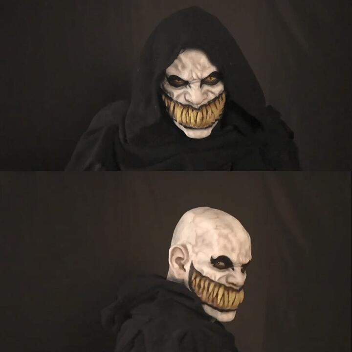 Latex Halloween Mask β Scary Wasago Style Costume Prop (One Size Fits All)