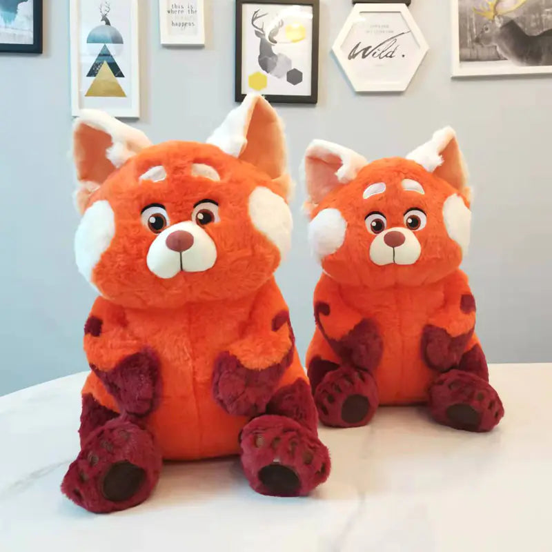 Turning Red Plush Toy - Red Panda and Raccoon Figurine