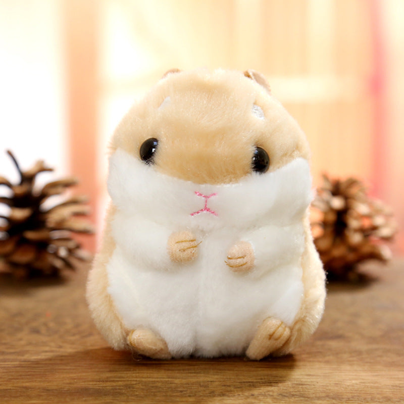 Hamster Plush Doll Keychain – Mini, Cute & Collectible
