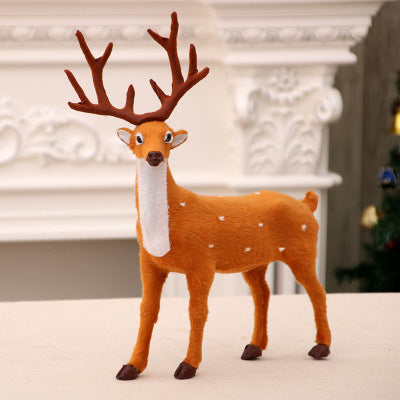 Simulation Deer Ornament – Festive Christmas Decoration