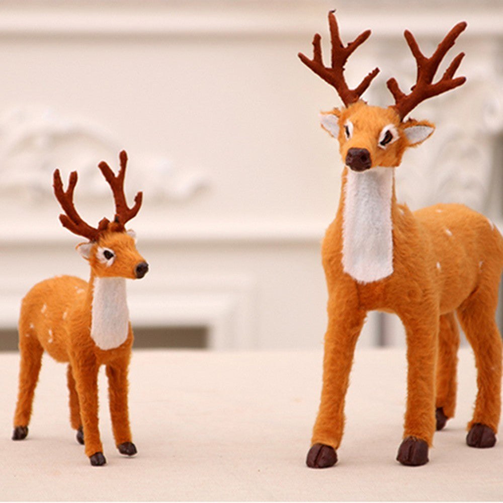 Simulation Deer Ornament – Festive Christmas Decoration