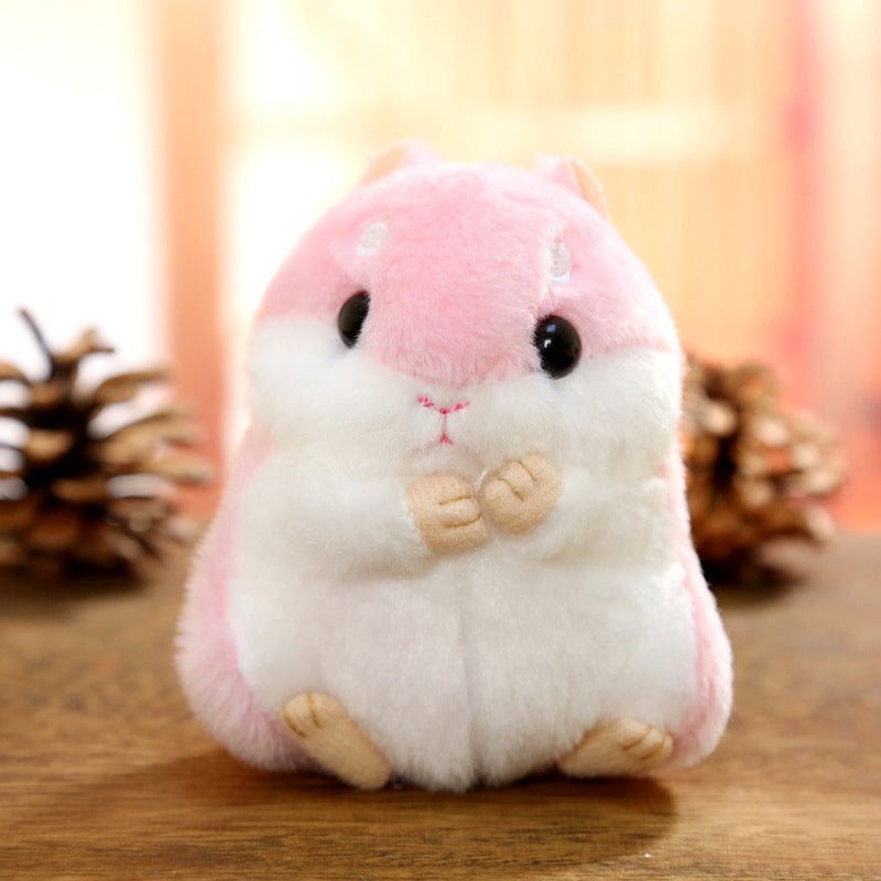 Hamster Plush Doll Keychain – Mini, Cute & Collectible