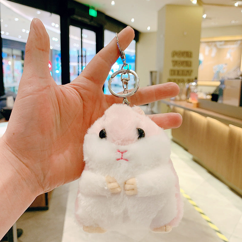 Hamster Plush Doll Keychain – Mini, Cute & Collectible