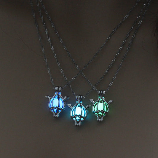 Colorful glow-in-the-dark Angel Diy Necklace