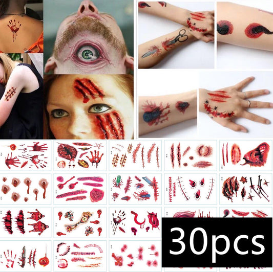 Halloween Transfer Stickers – 30 Geometric Models (Water Transfer Printing Ornaments)