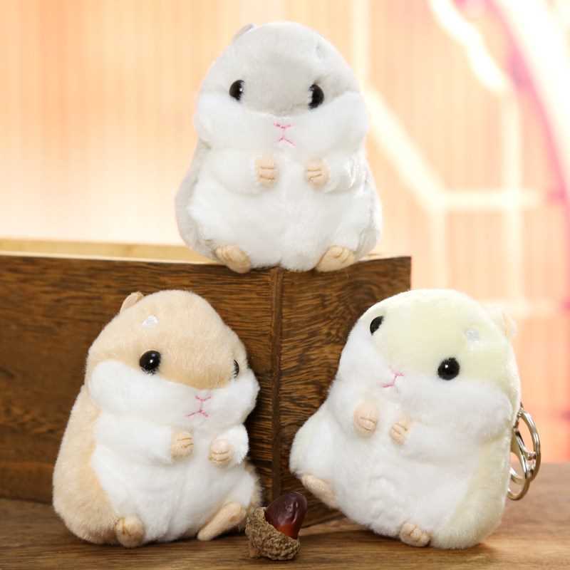 Hamster Plush Doll Keychain – Mini, Cute & Collectible