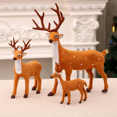 Simulation Deer Ornament – Festive Christmas Decoration