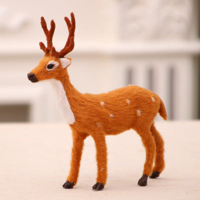 Simulation Deer Ornament – Festive Christmas Decoration