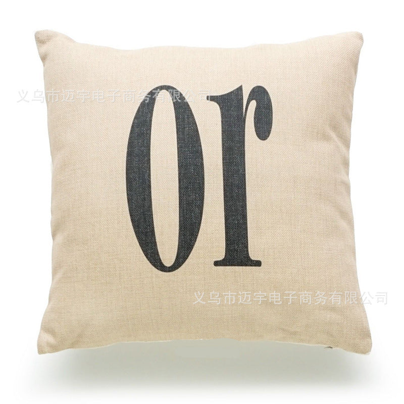 Modern Cotton-Linen Cushion Cover – Simple Style Pillow Case for Home Décor