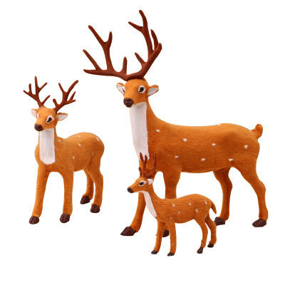 Simulation Deer Ornament – Festive Christmas Decoration