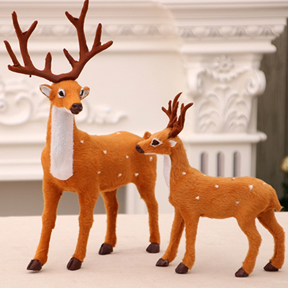 Simulation Deer Ornament – Festive Christmas Decoration