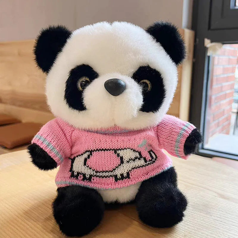 🐼 Panda Sweater Plush Toy – Cozy, Cute & Full of Personality