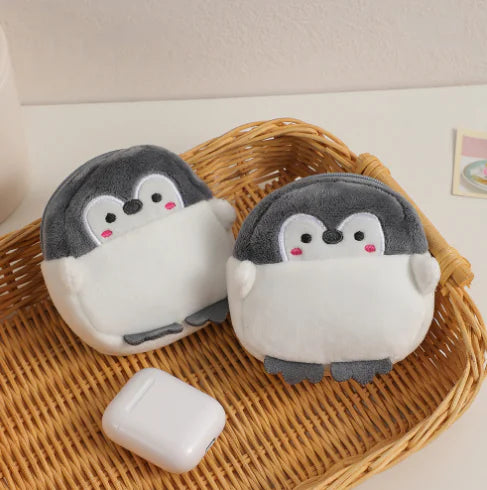 🐧 Cute Cartoon Penguin Plush Coin Purse Pendant – Fun, Functional & Adorably Soft