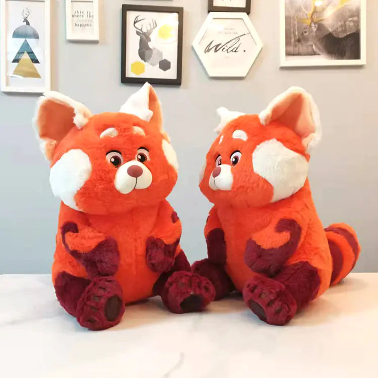 Turning Red Plush Toy - Red Panda and Raccoon Figurine