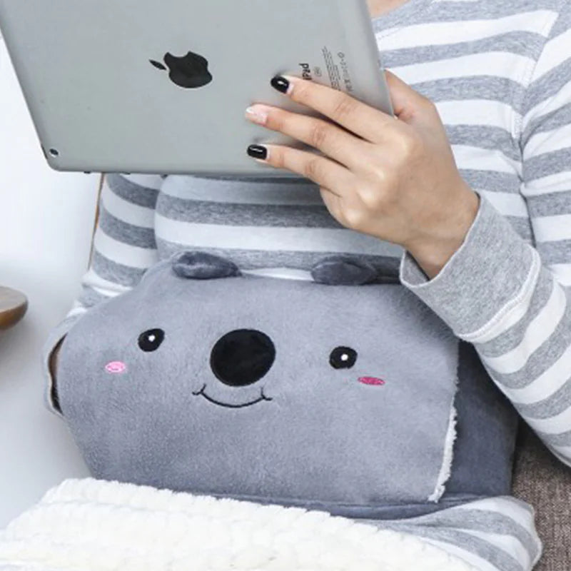 🐶 Plush Belly Warmer Waist Cover with 1000ml Hot Water Bottle