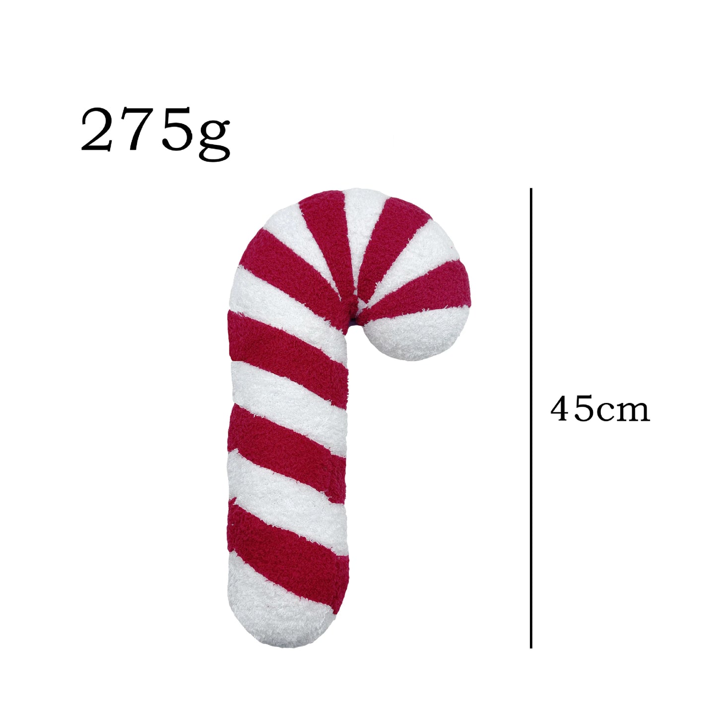 🍭 Christmas Candy Cane Plush – Soft, Festive & Delightfully Decorative