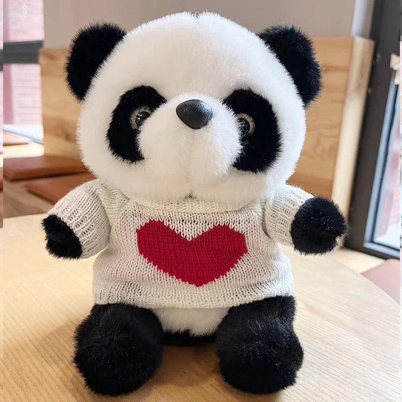 🐼 Panda Sweater Plush Toy – Cozy, Cute & Full of Personality