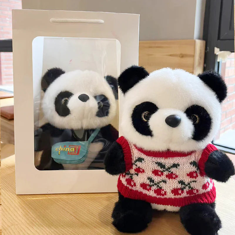 🐼 Panda Sweater Plush Toy – Cozy, Cute & Full of Personality