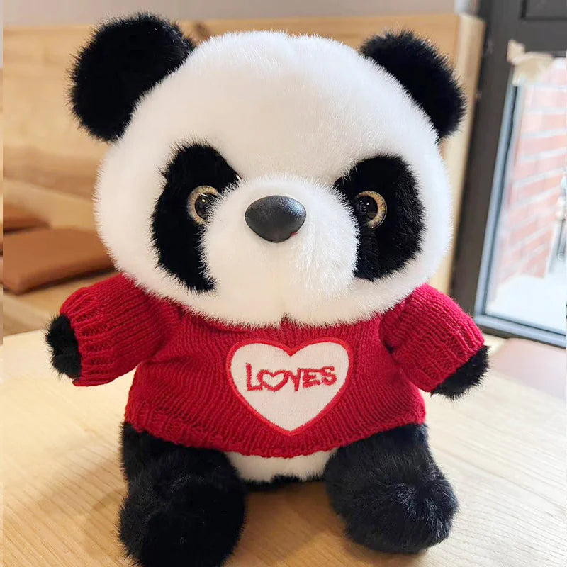 🐼 Panda Sweater Plush Toy – Cozy, Cute & Full of Personality