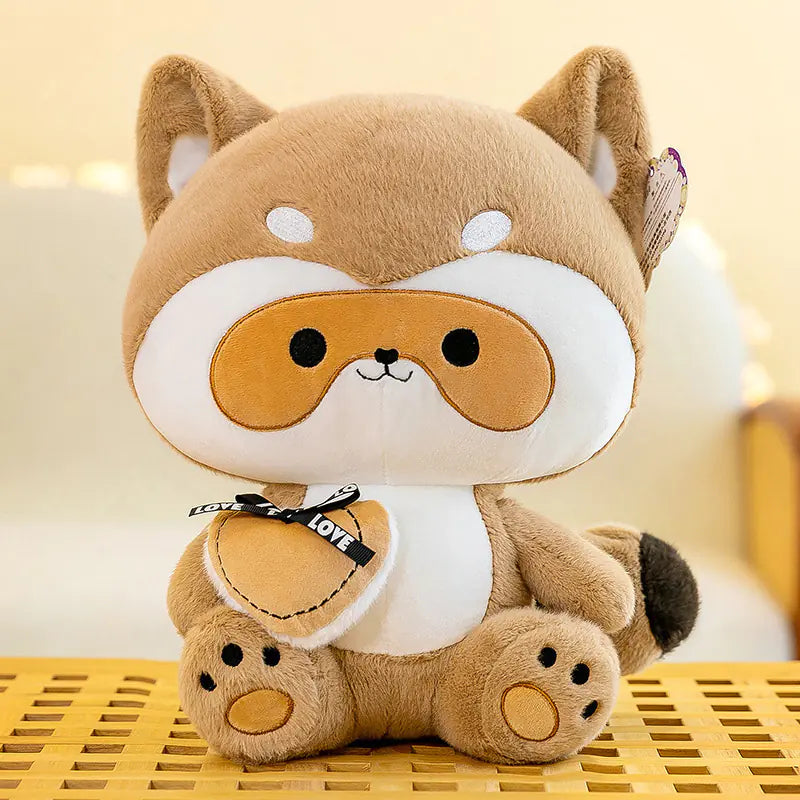 🦝 Raccoon Plush Toy – Soft, Snuggly, and Full of Charm