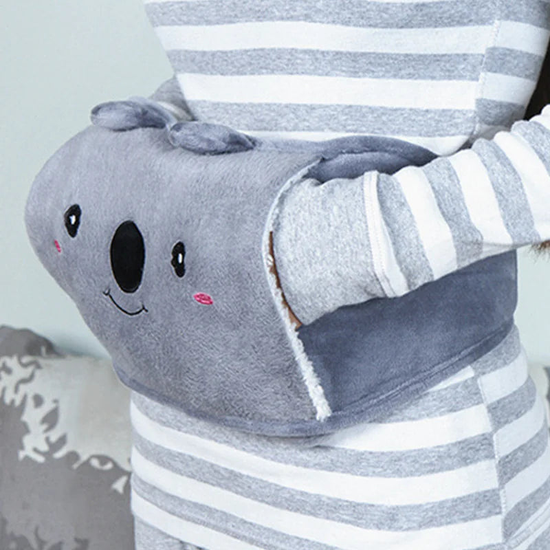 🐶 Plush Belly Warmer Waist Cover with 1000ml Hot Water Bottle