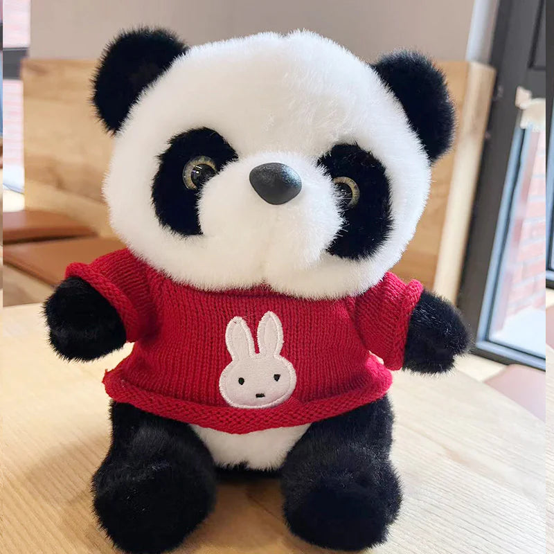 🐼 Panda Sweater Plush Toy – Cozy, Cute & Full of Personality